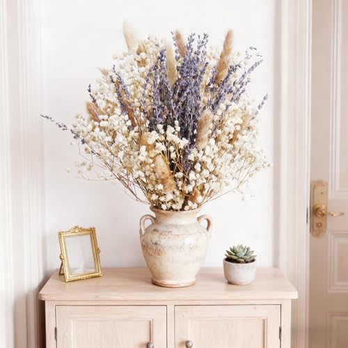 Ramo de flores secas naturales con lavanda y detalles boho miniatura 3