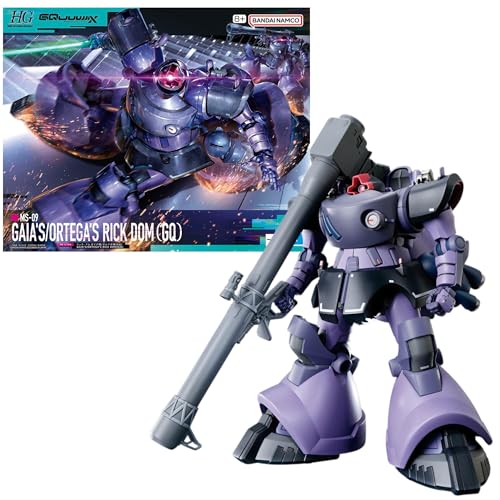 Bandai Hobby | High Grade 1/144 Rick Dom Gaia/Ortega Unit (GQ) Model Kit | Mobile Suit Gundam GQuuuuuuX | HG Series | Easy Snap‑Fit Assembly, No Glue or Paint Required | Official Bandai Spirits Gunpla