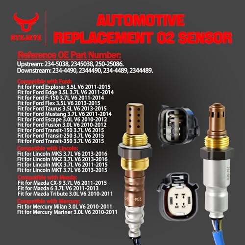Sensor de oxígeno piezas autopartes 4 uds miniatura 2