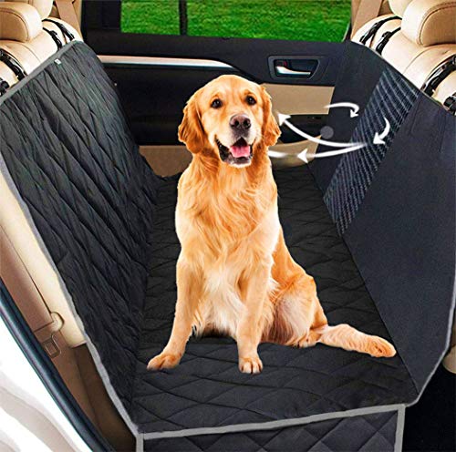 UPODA Dog Seat Covers with Mesh Visual Window, Waterproof Nonslip Pet Seat Cover