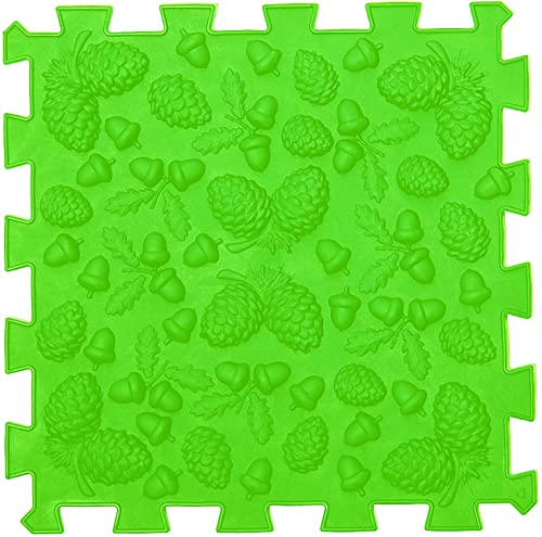 Funny-Steps Orthopädische Sensorische Boden spielmatten für Kinder Puzzle Mix 10-TLG Prävention von Plattfüßen