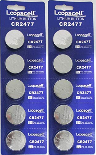 Baterías de Litio LOOPACELL CR2477 3V 10 unidades