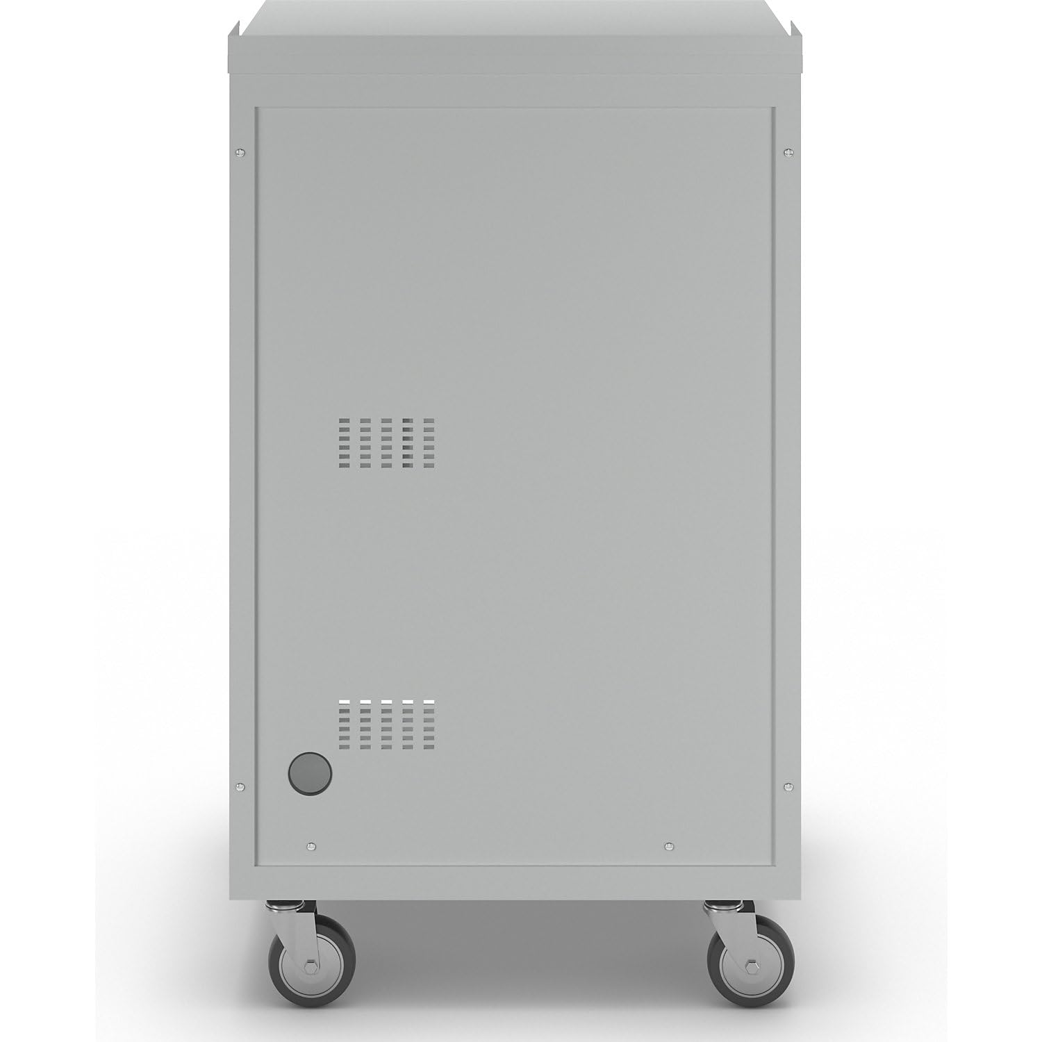 eurokraft | PC-Pult | mobil | HxBxT 1170 x 690 x 590 mm | lichtGrau RAL 7035