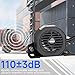 FARBIN Truck Back up Alarm 6Pcs 110dB 12V-48V DC Car Reverse Alarm Horn Heavy-Duty Backup Warning Reversing Warning Alarms Waterproof Back Up Beeper (6Pcs HT Equipped with Wire)