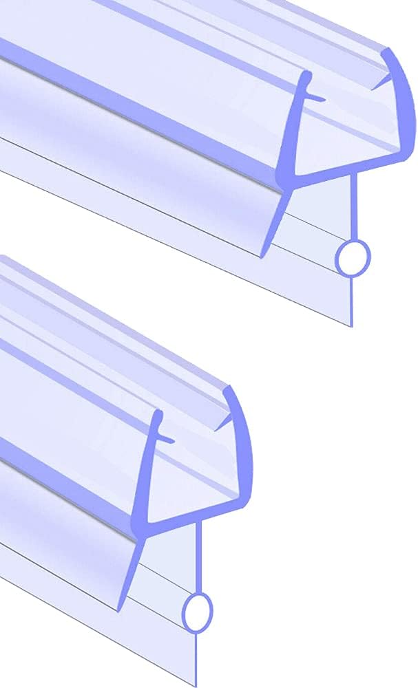 SACHUKOT Bath Shower Screen Seal Strip,2PCS 90CM Rubber Plastic for 4