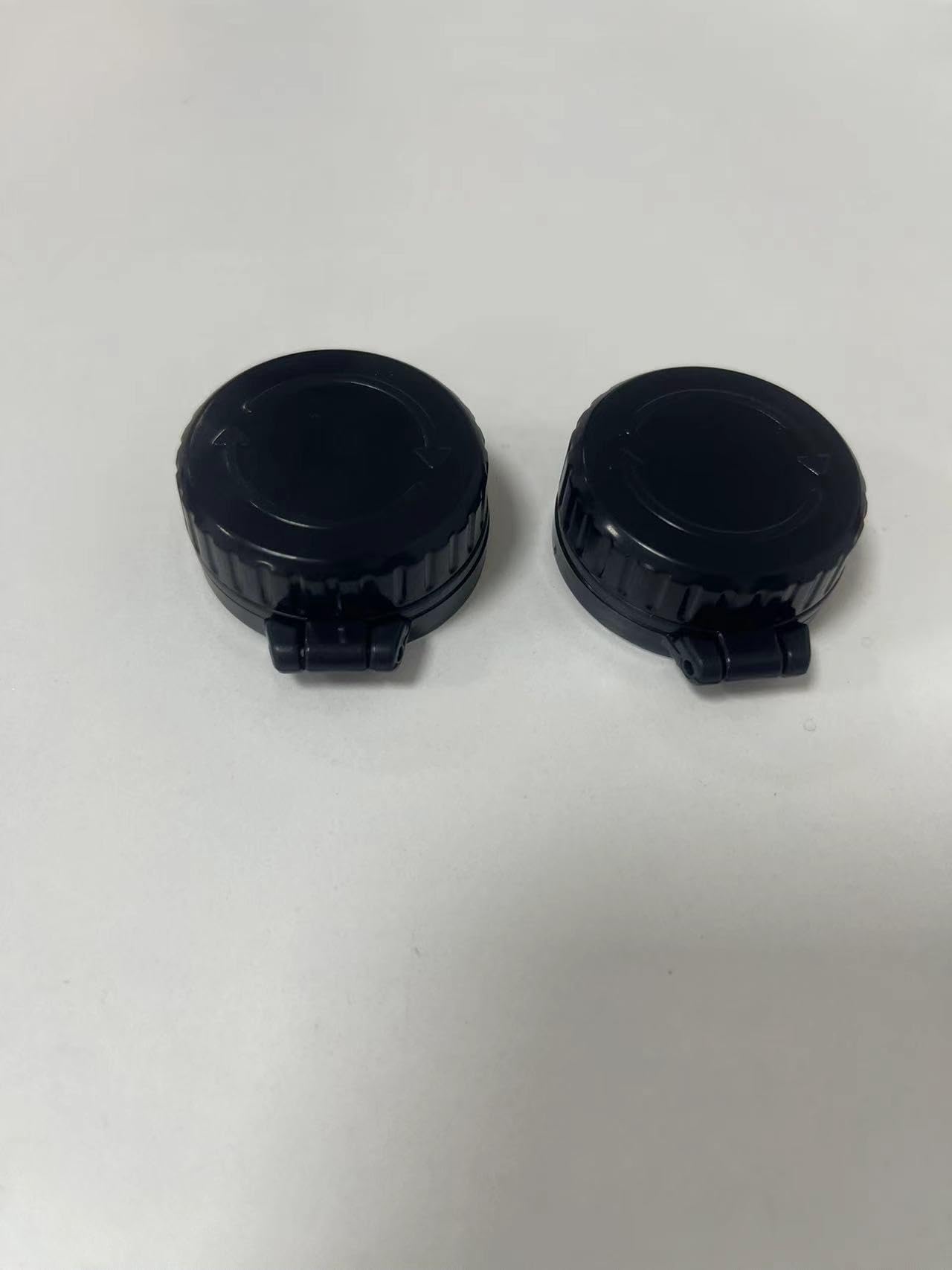 Osłona na pokrętła, 2 szt, do pokręteł Ø 25 x 5 mm, Czarna, do przyklejenia, do pokręteł kuchenki, pokrętła start-stop zmywarki, kuchenki mikrofalowej, blokada pokręteł dla dzieci do dużych urządzeń