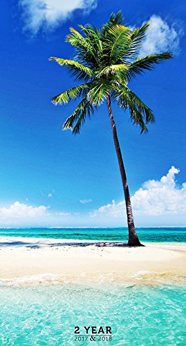 2017-2018 Tropical Beaches 2 Year Pocket Calendar