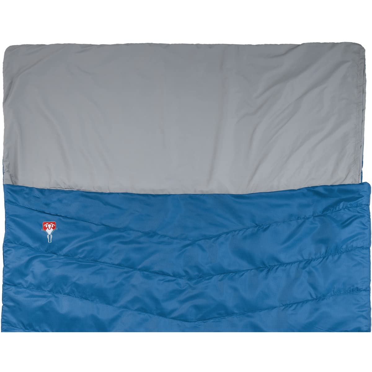 Grüezi bag Biopod Wolle Almhütte 195 225 x 80cm für Körpergröße 160-195 cm, Tkomf 14°C/Tlim 10°C Packmaß 13x13 cm