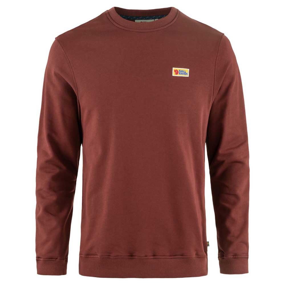 FJALLRAVEN 87070-352 Vardag Sweater M Sweatshirt Men's Maroon Size M