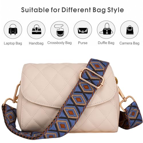 Image of Replacement Purse Strap Shoulder Strap Adjustable Crossbody Strap for Women Crossbody Wide Shoulder Bag