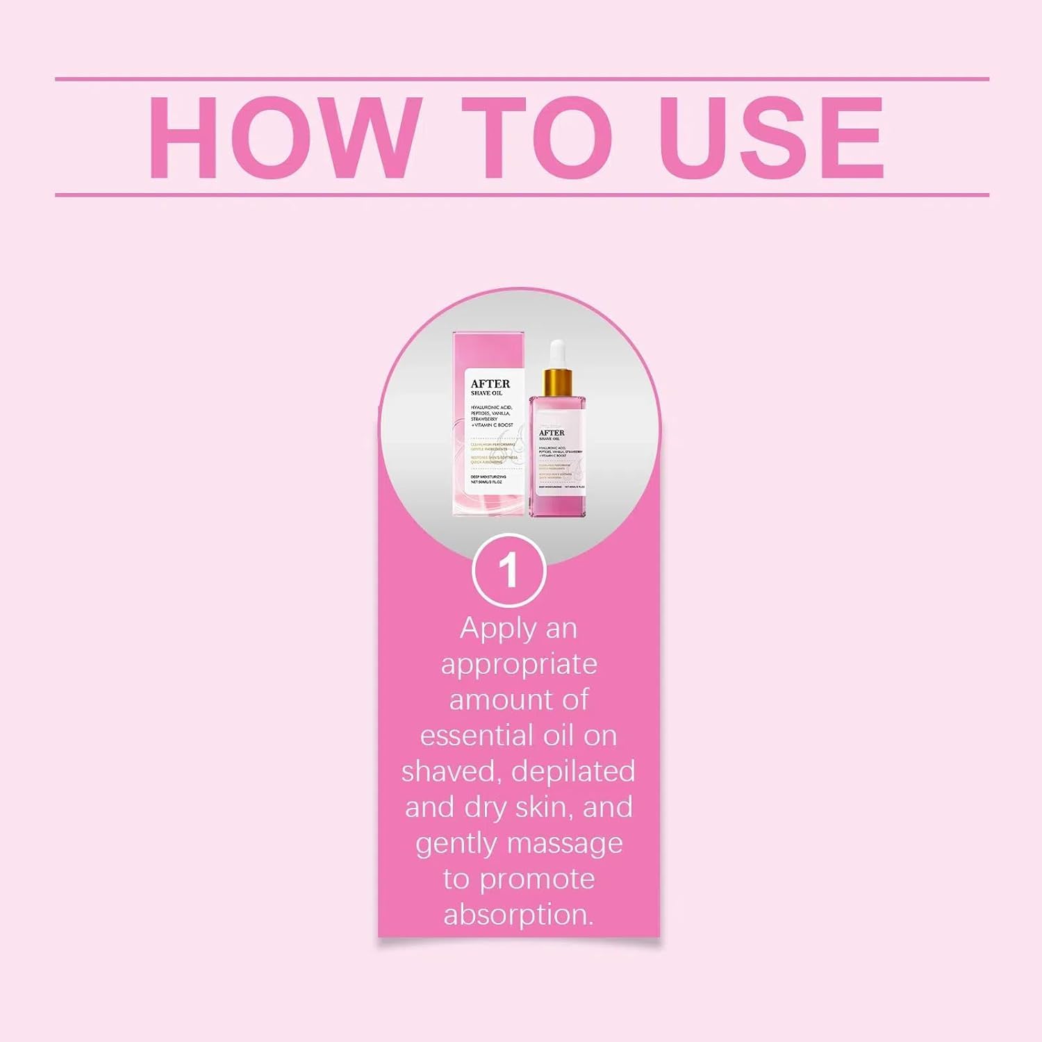 Strawberry Post-Shave Oil – Lightweight Skin Conditioning Oil for Soft, Hydrated Feel – Ideal for After Shaving Bump-Prone Areas - Image 8 thumbnail