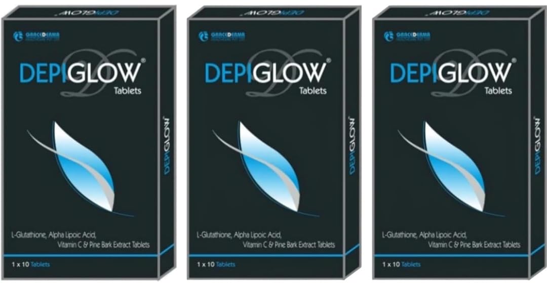 Depiglow Whitening Tab (10 Tab) (PACK OF 3)