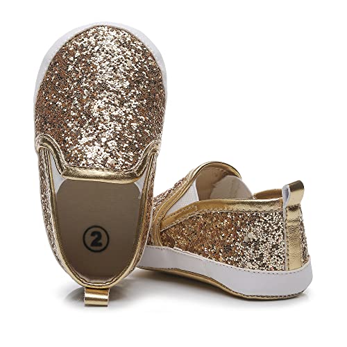 HONGTEYA Baby Boys Girls Shoes Infant Sneakers Baby Moccasins Pu Leather Soft Sole Anti-Slip Flats Toddlers First Walkers Newborn Crib Shoes Tennis Sports Shoes Outdoor Indoor