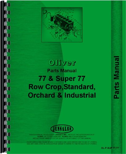Oliver Super 77 Tractor Parts Manual