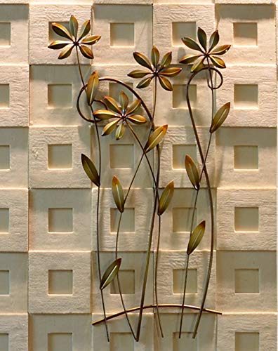 Peinture murale décorative MU en fer rétro avec étagère de rangement