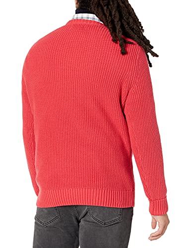 Goodthreads Men's Soft Cotton Rib Stitch Crewneck Sweater2