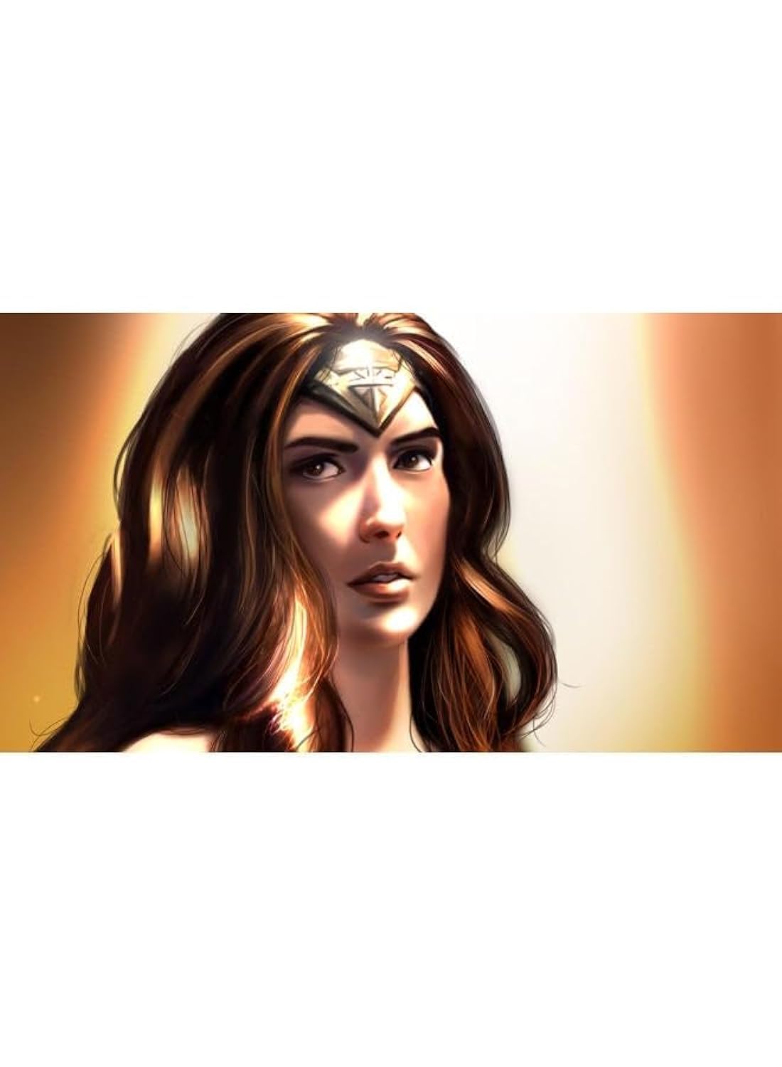 bpa Wonder Womant Wall Art Canvas 70x39x3.5Cm Multicolor