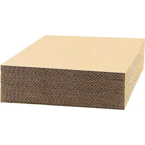 Image of Golden State Art 6x9 Corrugated Cardboard Sheets, 25 Pack | Flat Cardboard Pads, For Packing, Mailing, Moving, Shipping, Crafts
