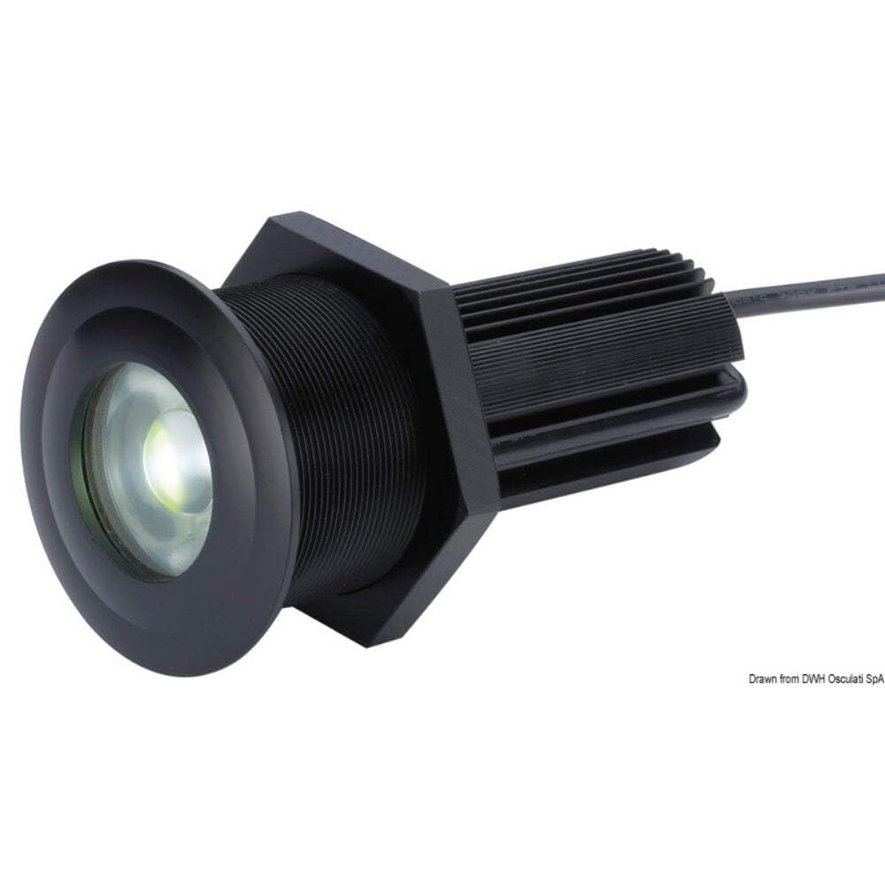 Faro subacqueo a LED blanc puissant 10W OSCULATI pour coque