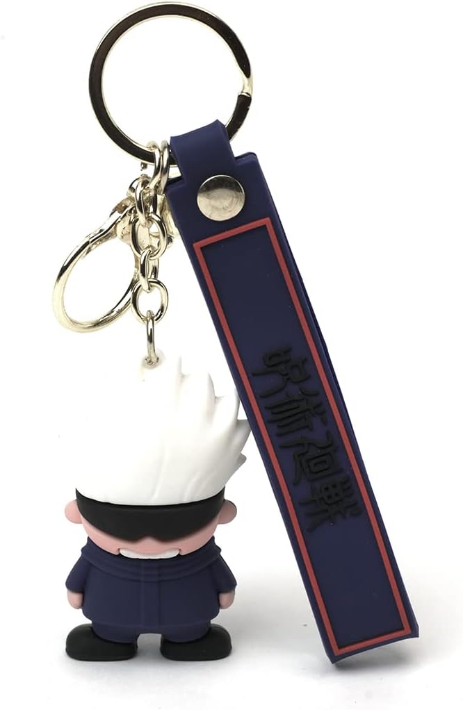 Daiyamondo Premium Keychain Of Famous Anime Keychain Key chain Rubber Silicone Action Character Key rings! Perfect for Bag Charm,Keychain For Girls, Car, Bike Gifting & Anti-Rust