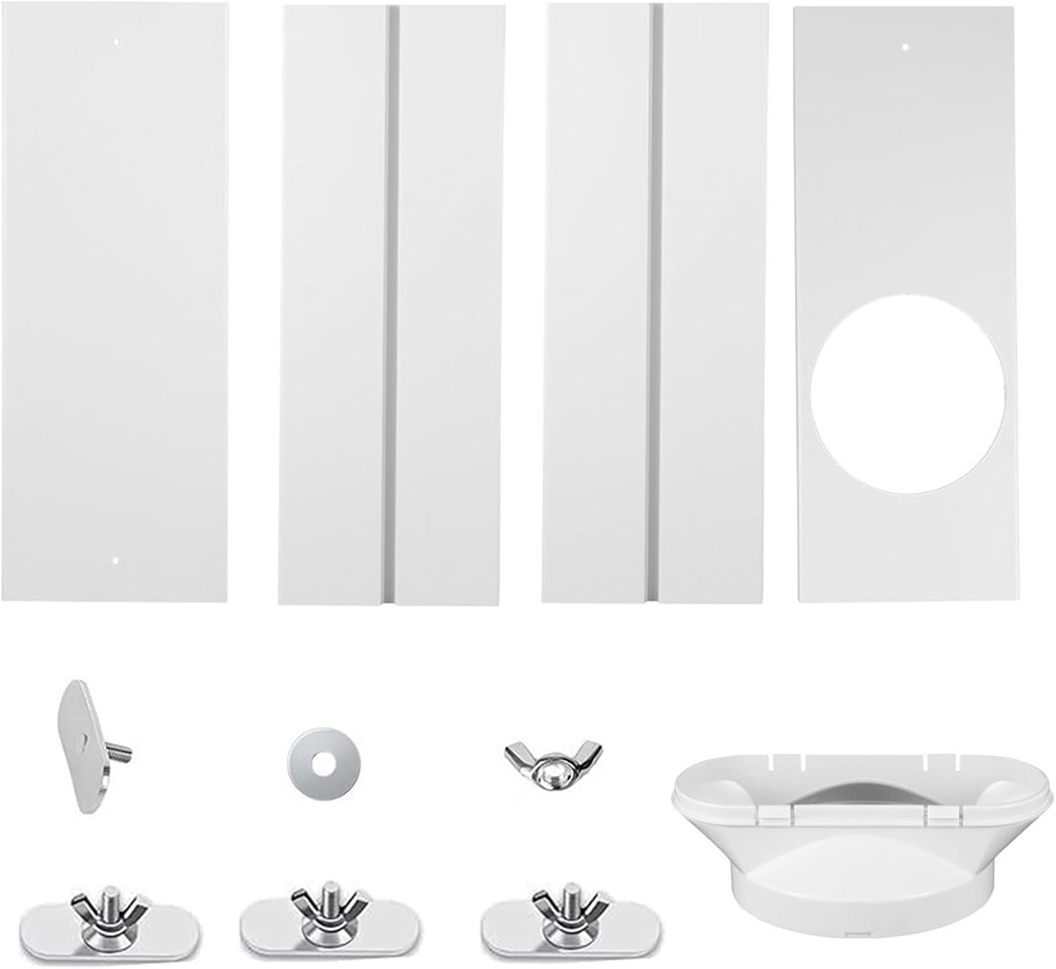 Vdaxvme Portable Air Conditioner Window Kits with Coupler for Air