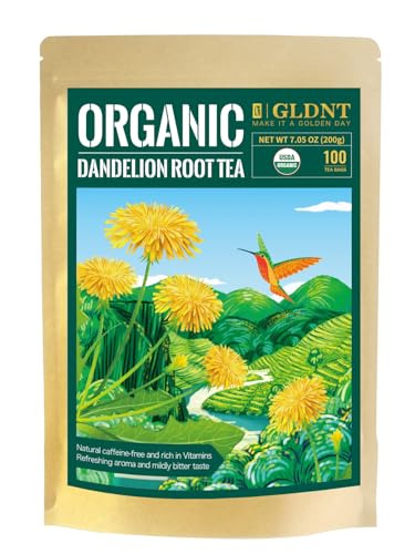 GLDNT Organic Dandelion Root Tea Bags
