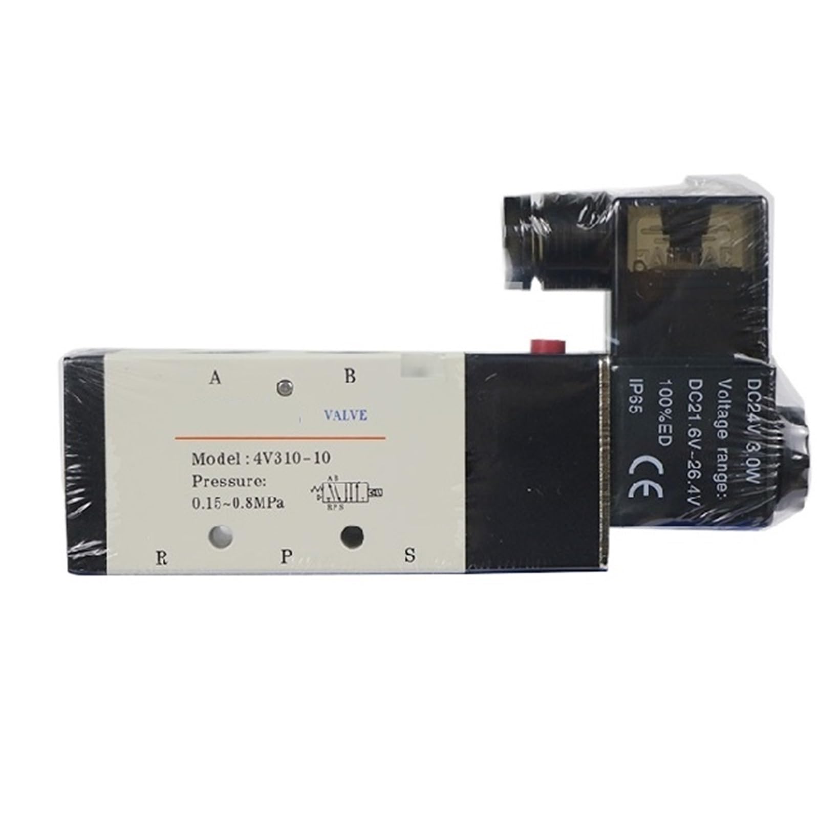 Électrovanne pneumatique 4V410-15 haute précision DC24V vanne d'inversion durable