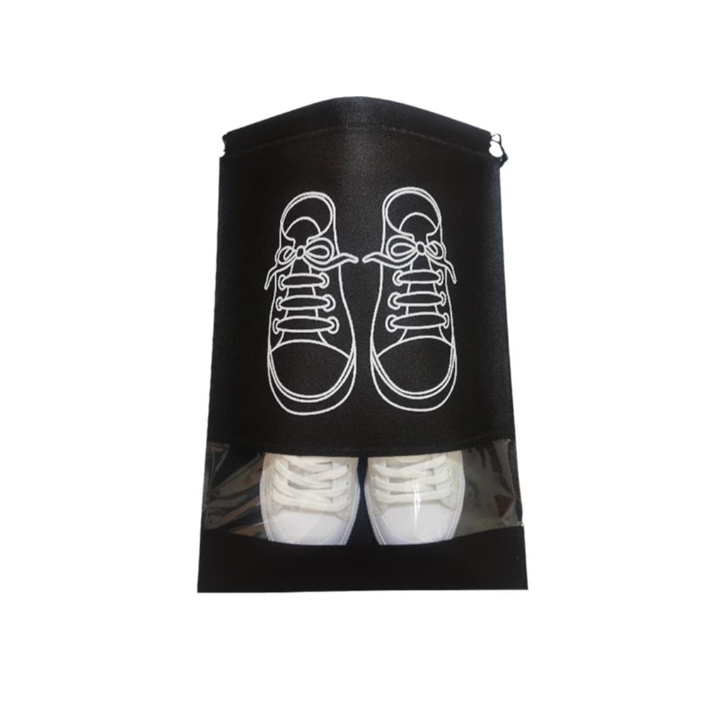 12 Borse Scarpe Da Viaggio Soumit - Antipolvere, Finestra Trasparente, Coulisse - Foto 9