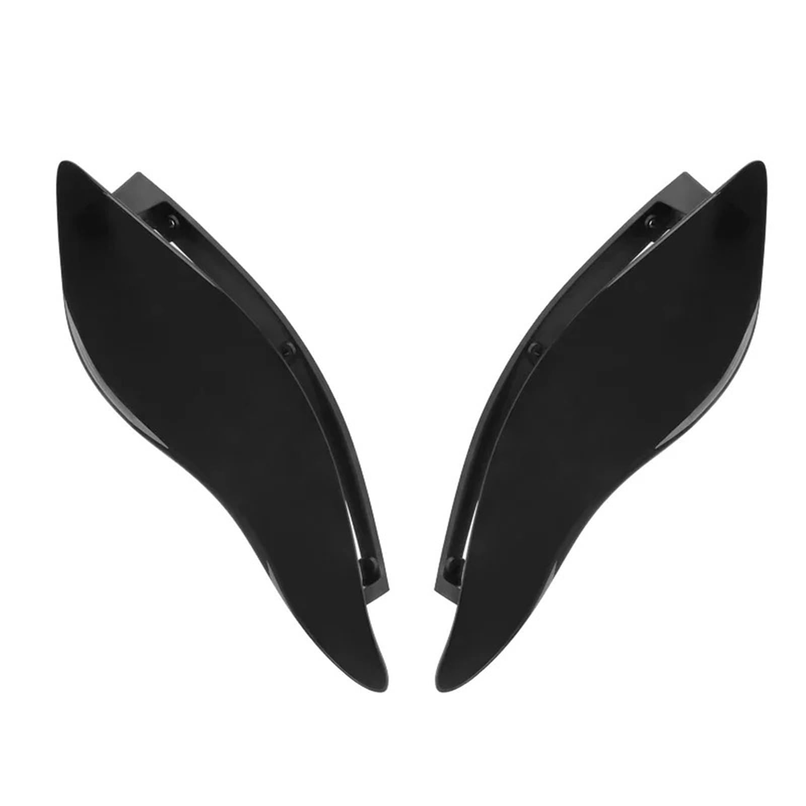 For Electra For Street For Tri For Glide For CVO 2014-2022 Motorcycle Windshield Side Wing Adjustable Batwing Fairing Motorcycle Windshield(Black)