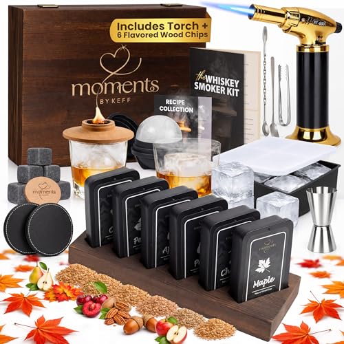 Premium Whiskey Smoker Kit with Accessories