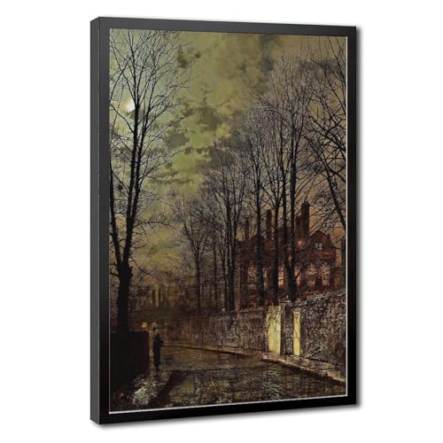 Décoration murale pour bureau tableau Grimshaw sur toile tendue contre les murs vides