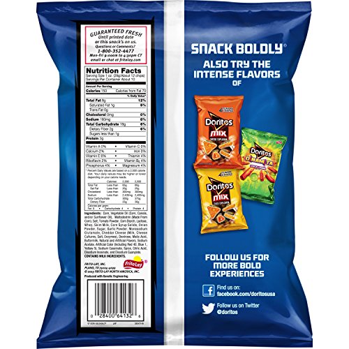 Image of Doritos Tortilla Chips, Cool Ranch, 9.5 Ounce