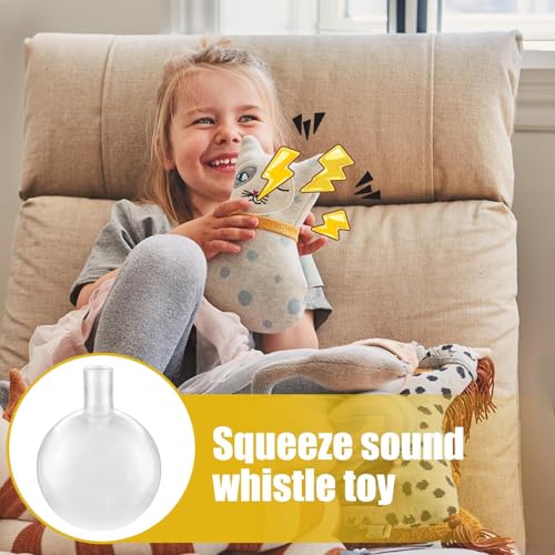 犬用おもちゃ 鳴き笛パーツ 交換用,ベビートイサウンダー - ノイズメーカー 挿入部品 20個 ぬいぐるみ修復ワークショップ 学校工作プロジェクト 家庭人形修復用