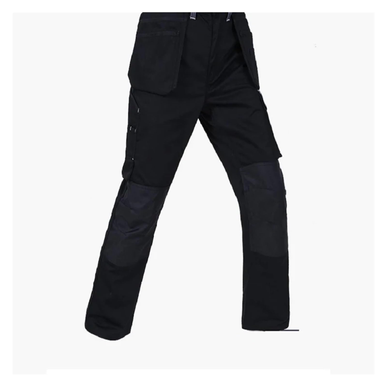 Pantalones de Trabajo Hombre Pantalones de Soldadura funcionales, Multibolsillos, Resistentes al Desgaste, a Prueba Suciedad y antichispas, Reflectantes