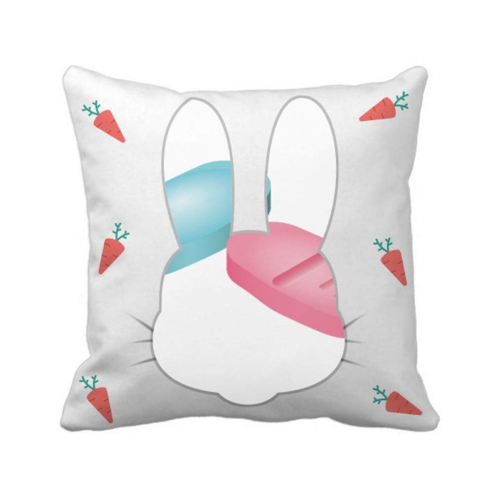 Coussin carré motif lapin et pilule Beauty Gift pour décorer votre canapé de salon