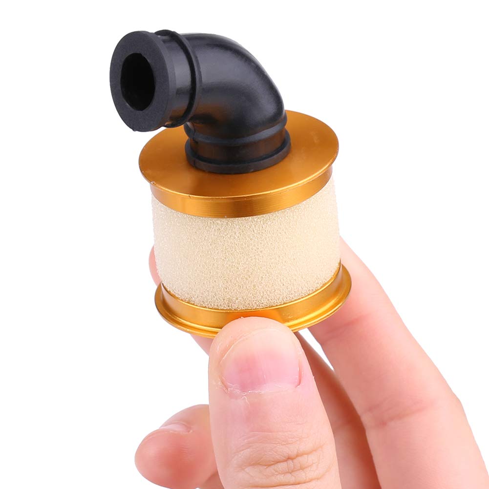 Carburador Con Filtro De Aire De Metal Para Coches RC 1/10 | Compatible Con HSP 94122/188 | Color Púrpura