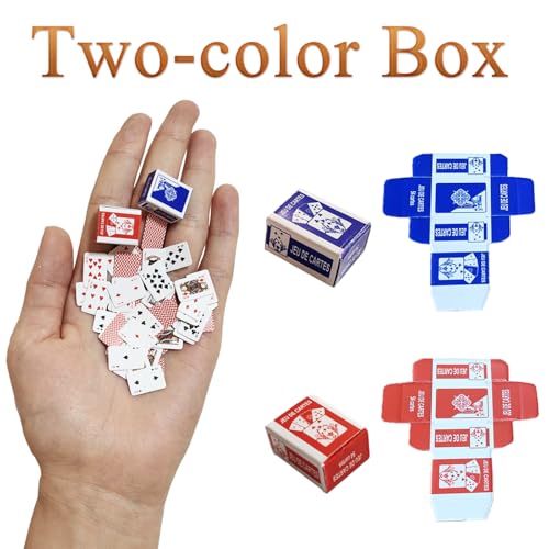 Mini Baraja de Poker Pack de 10 Juegos Miniaturas miniatura 3