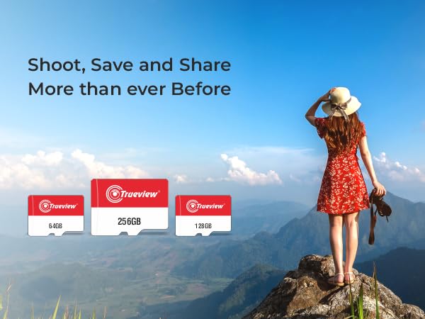 Trueview 256GB Memory Card Grade UHS-3 Class 10, Up to 70 Mbps Reading & 30 Mbps Writing Speed with High Performance of Data Transfer & Lower Power Consumption for Portable Devices 3
