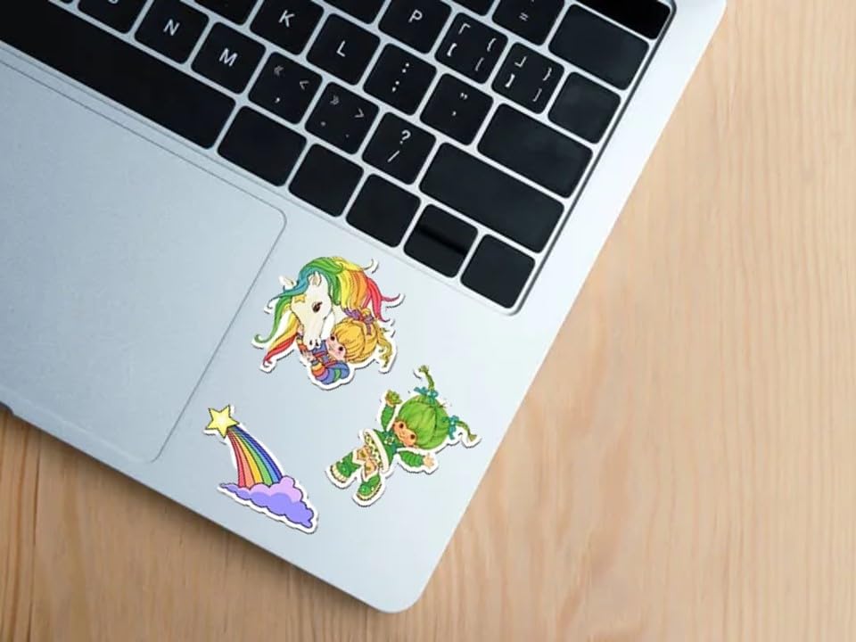 Aazon.co: 2PCS Sparkling Crown Bee Self-Adhesive PVC Rainbow Glittery