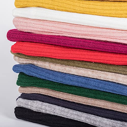 Cigooxm Lenço quente de malha externa para inverno engrossar confortáveis de pulôver Lenço macio de