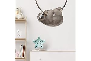 Minimalist Sloth Nursery Wall Decal