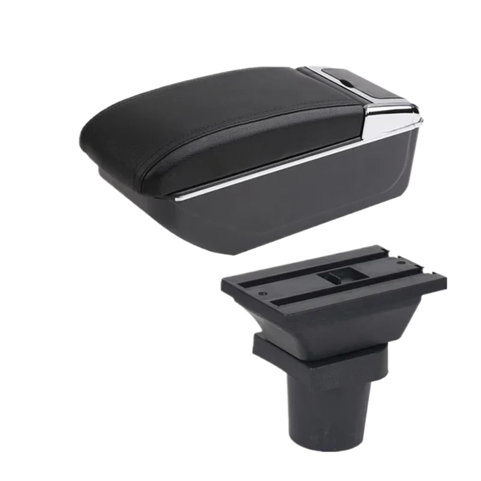 JMOLXURI Car Armrest Box For Toyota For Yaris 3 For Hybrid For For Vitz Car Armrest Box Center Console