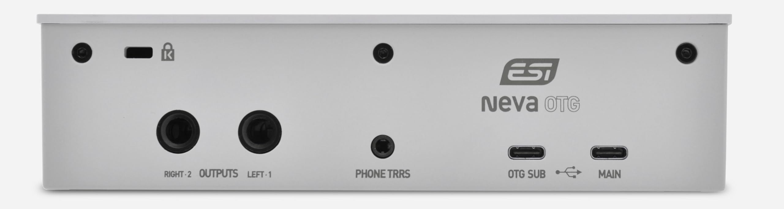 ESI Neva OTG Profesional 24-bit/192 kHz Dual USB-C Audio Interface