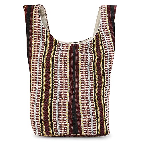 LONGING TO BUY Hemp Messenger Crossbody Sling Bag - Unisex Beach Party Bag4