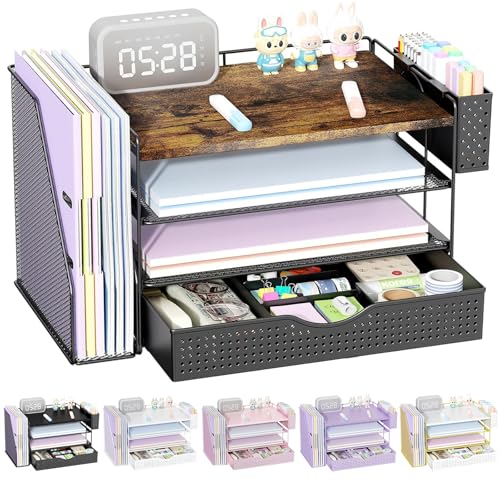 gianotter Wood Desk Organizers and Accessories with File...