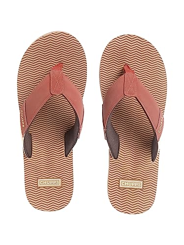 Image of CHUPPS Wave Cilantro Drift Orthopedic Slippers | Soft Footpharma Footbed | Breathable Ventilation Holes | Lightweight Flip Flops | Anti-Skid Chappals for Everyday For Mens