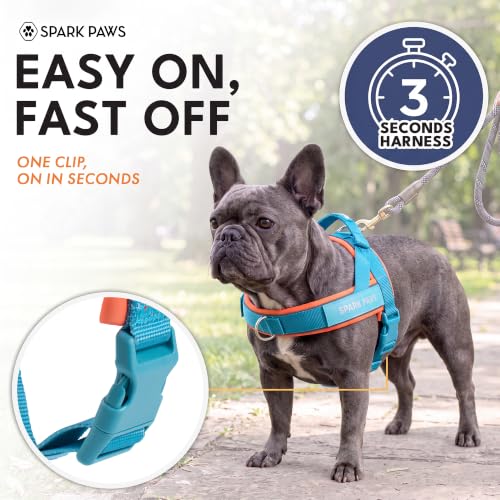 Image of Spark Paws No Pull Front Clip Dog Harness - Easy On, Padded and Lightweight