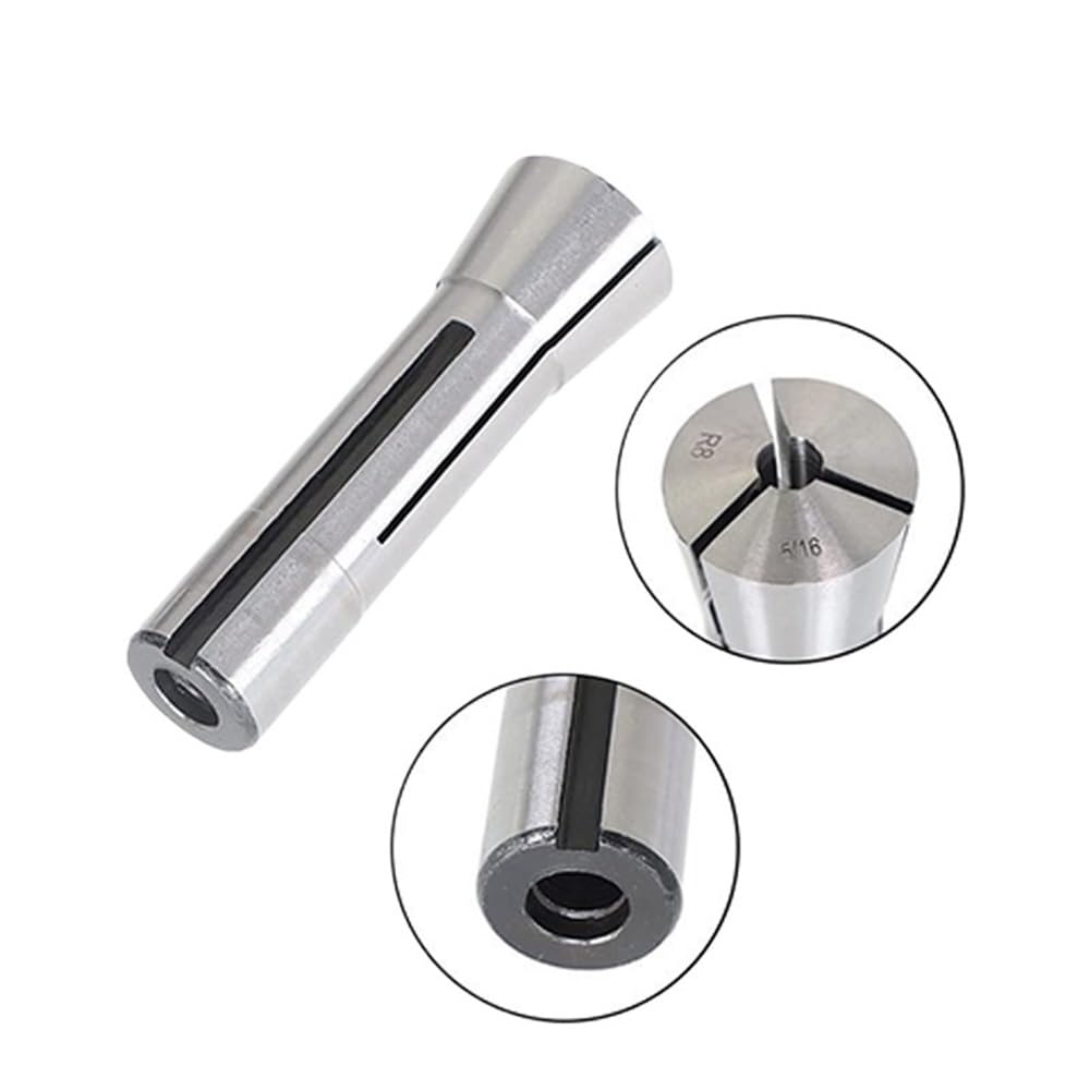 R8 Collet Milling Machine R8 Collet Metric M12 British 7/16 Clamping Size Milling Tool Holder R8 Collet Chuck Set Machine Parts(Metric Thread (M12),11MM)