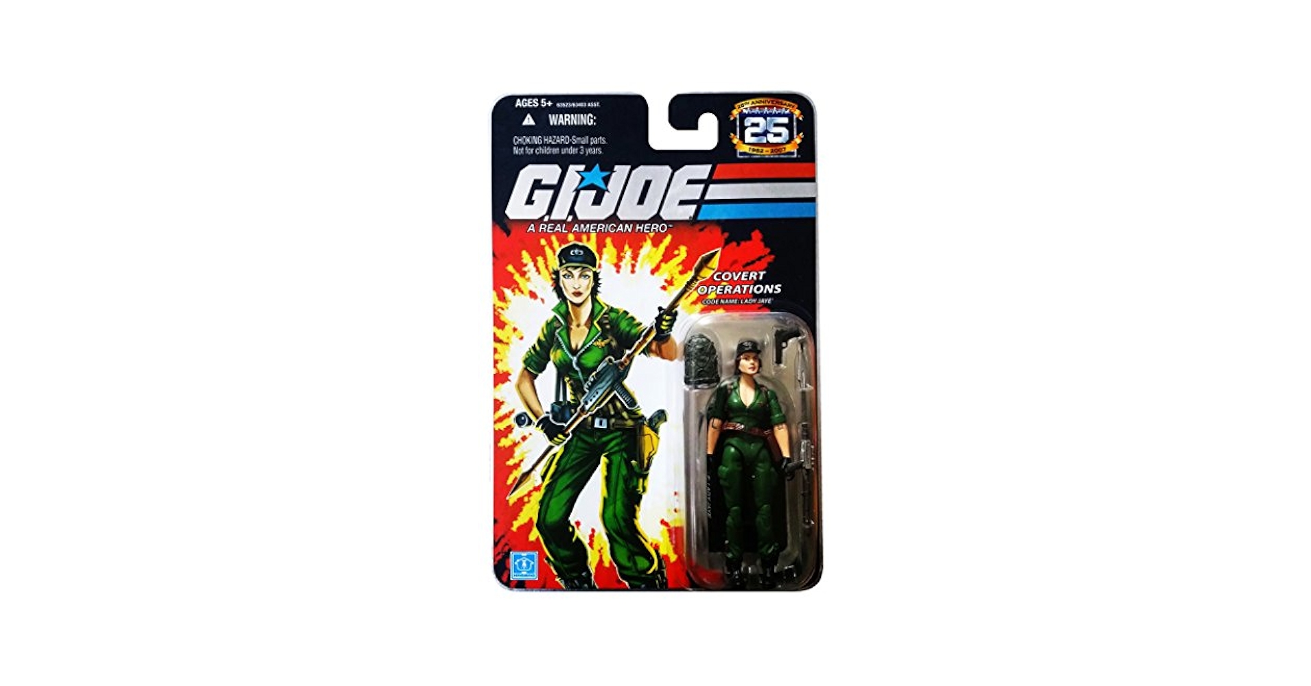 新品未開封 G.I.ジョー LADY JAYE 3.75インチ フィギュア 2007 Hasbro G.I. Joe 25th Anniversary LADY JAYE v6 Action
