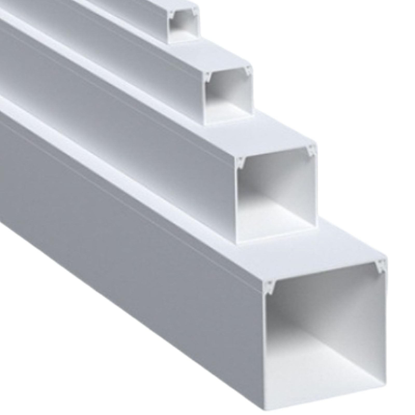 Goulotte de Câbles en PVC,Goulotte de câbles carrée,Passage Plancher,Protege Cable Management Sol,Flexible,évite Les trébuchements,Évitez Les Risques,pour Résidentiel,Bureaux Plus